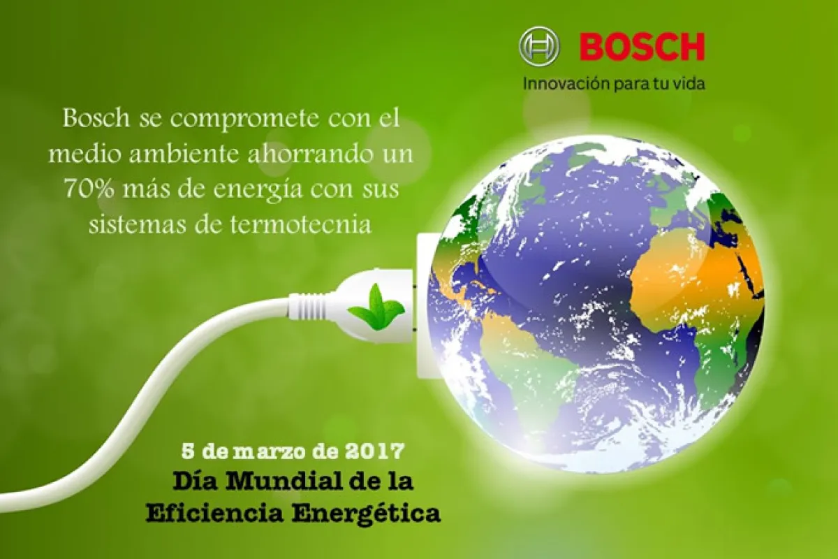 Bosch ahorra un 70% de energía con sus sistemas de calefacción, a.c.s y climatización