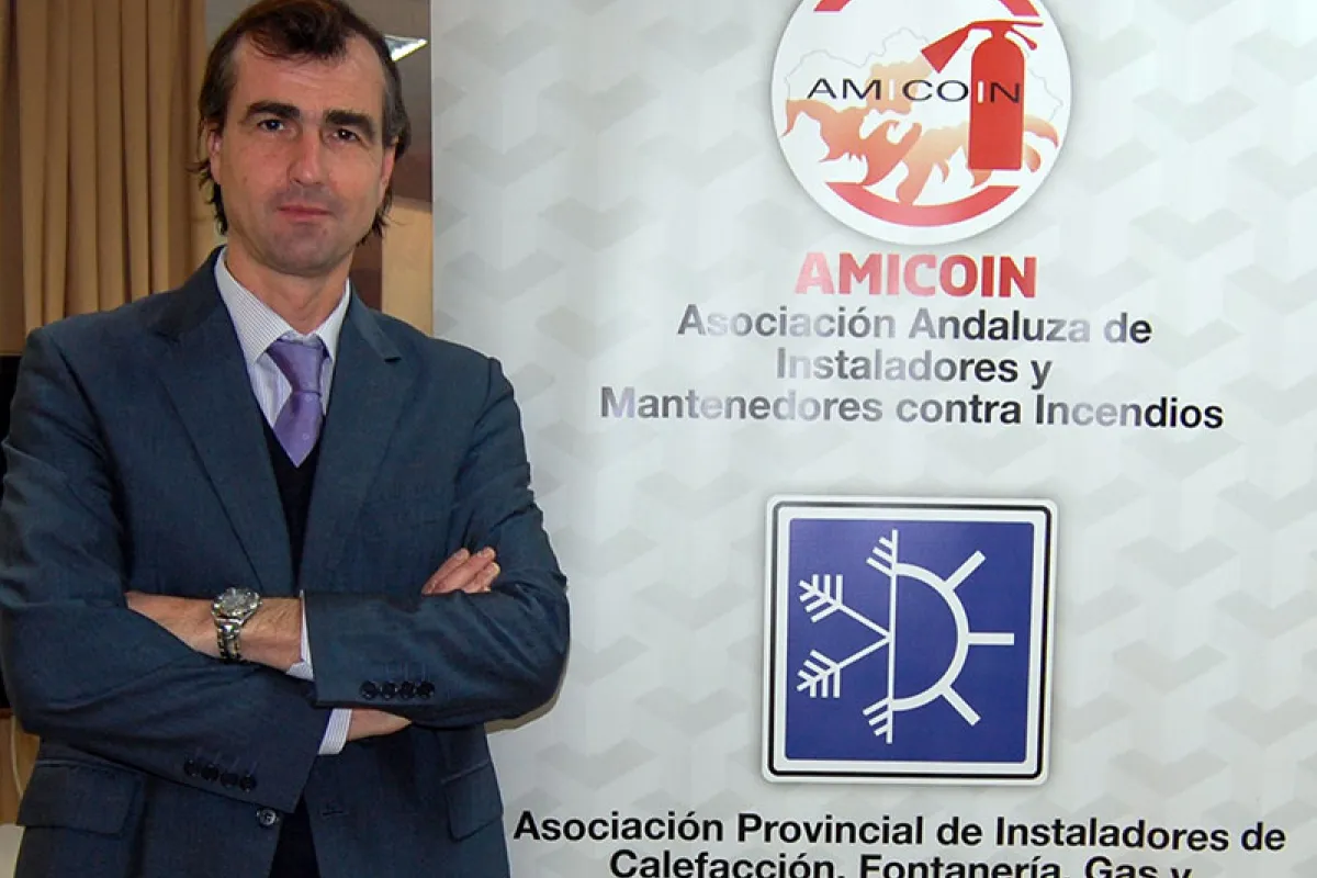 Raúl De La Peña, presidente de la Asociación Provincial de Instaladores de Calefacción, Climatización, Fontanería, Gas y Afines de Sevilla