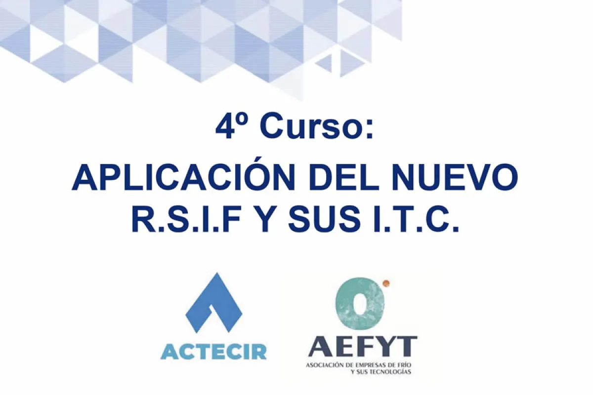 Barcelona acoge la cuarta edición del curso sobre la actualización del RSIF organizado por AEFYT y ACTECIR
