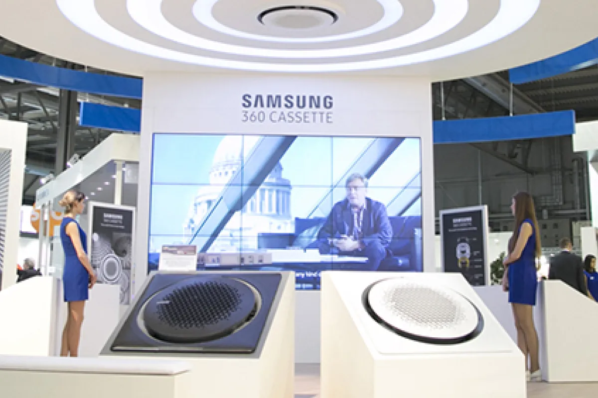 Presentación del Samsung 360 Cassette en la Mostra Convegno Expocomfort