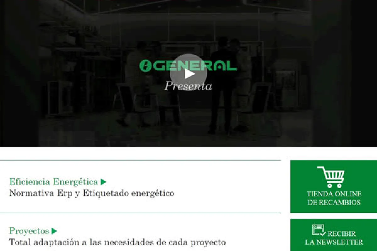 General estrena página web