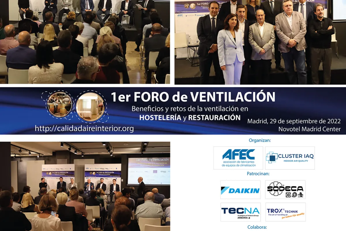 La hostelería y la restauración, protagonistas del 1er Foro de Ventilación