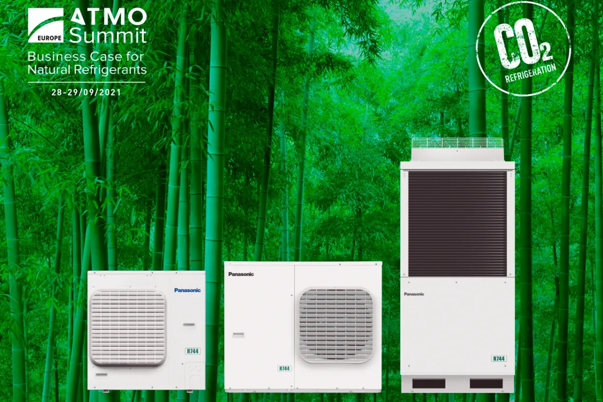 Panasonic apuesta por soluciones de refrigeracón sostenibles en ATMOsphere Europe 2021