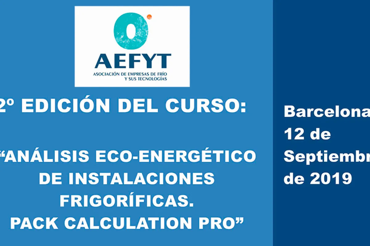 AEFYT comenzará el curso 2019/2020 centrada en la sostenibilidad de las instalaciones de frío