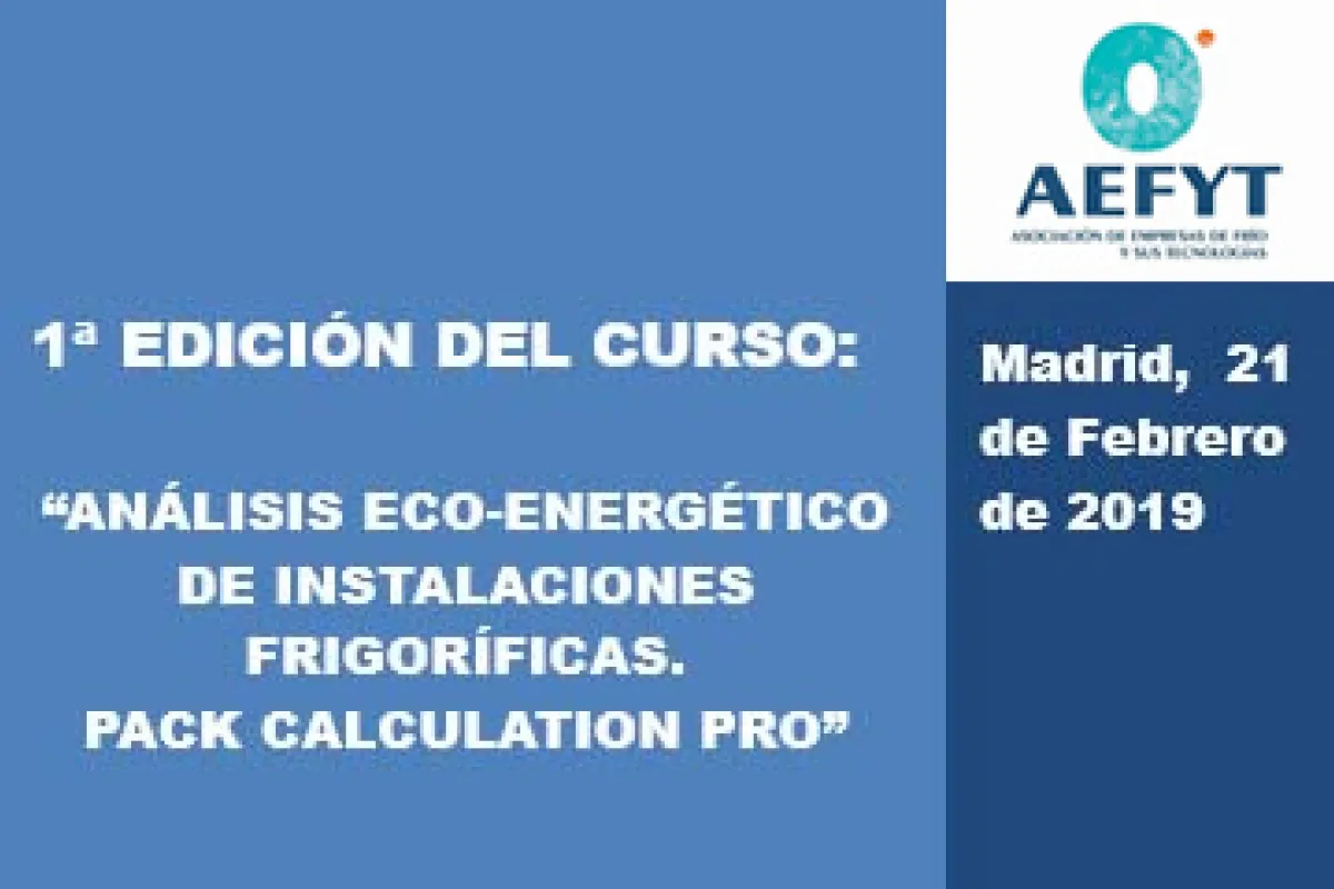 AEFYT se adentra en la formación en eficiencia energética con un curso sobre análisis eco-energético