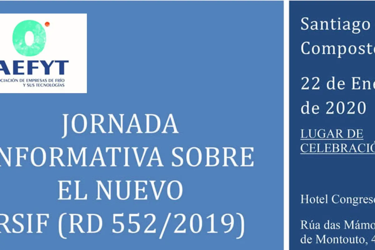 AEFYT lleva su actividad formativa para frigoristas e ingenieros a Santiago de Compostela