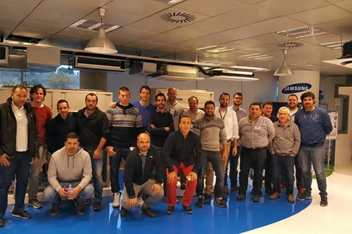 Más de 80 profesionales de la climatización inauguran el nuevo portal de formación Samsung Business Academy
