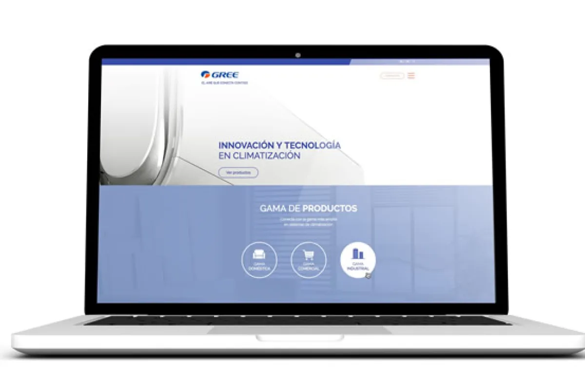 Nueva página web de Gree
