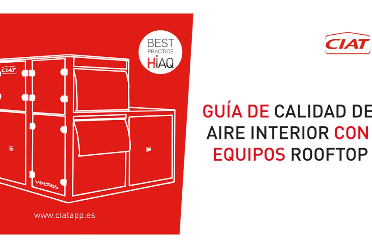 CIAT desarrolla la "Guía de calidad de aire interior con equipos rooftop"