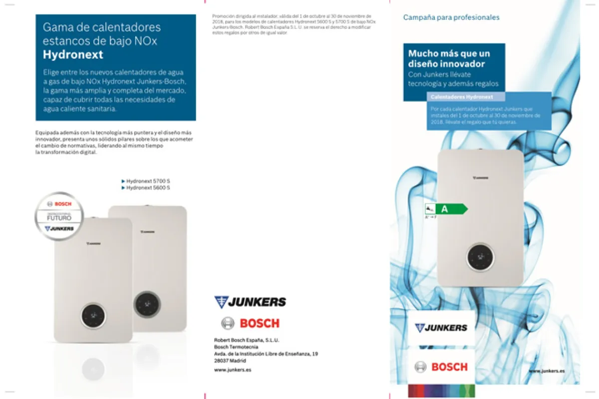 Campaña Junkers ‘Mucho más que un diseño innovador’
