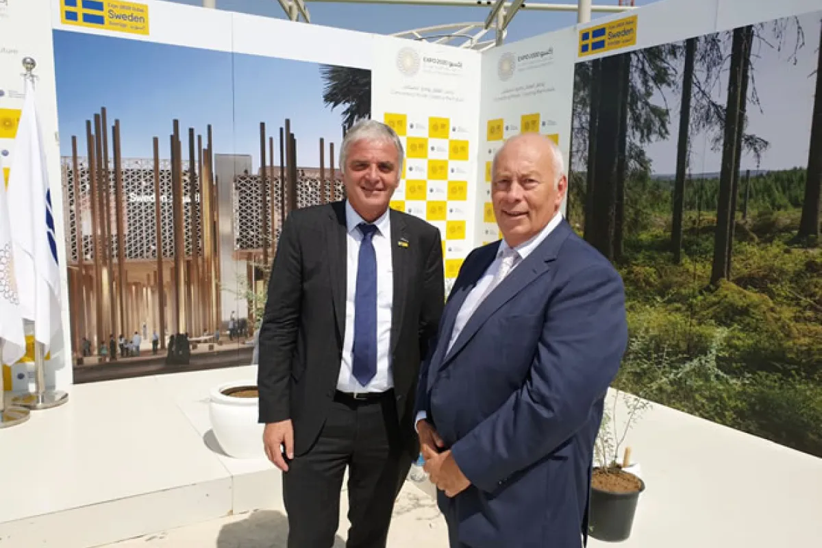 Kurt Maurer (Vice President, Systemair Group), Brian Suggitt (MD, Systemair UAE)