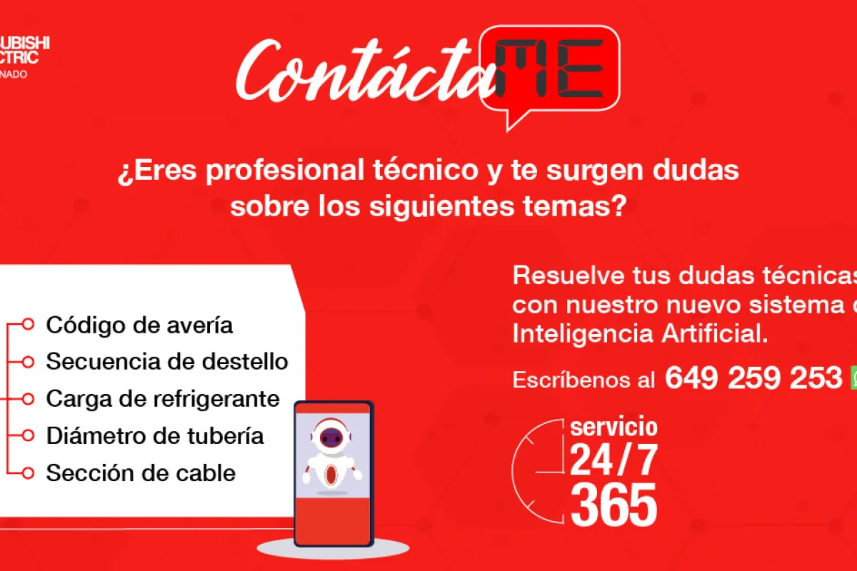 Canales de contacto Mitsubishi Electric