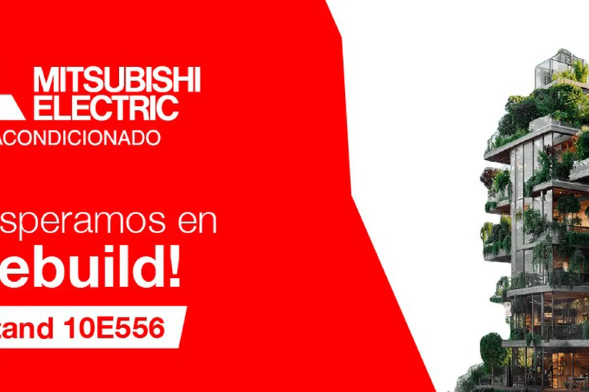 Mitsubishi Electric presenta en Rebuild 2025 sus soluciones de eficiencia energética