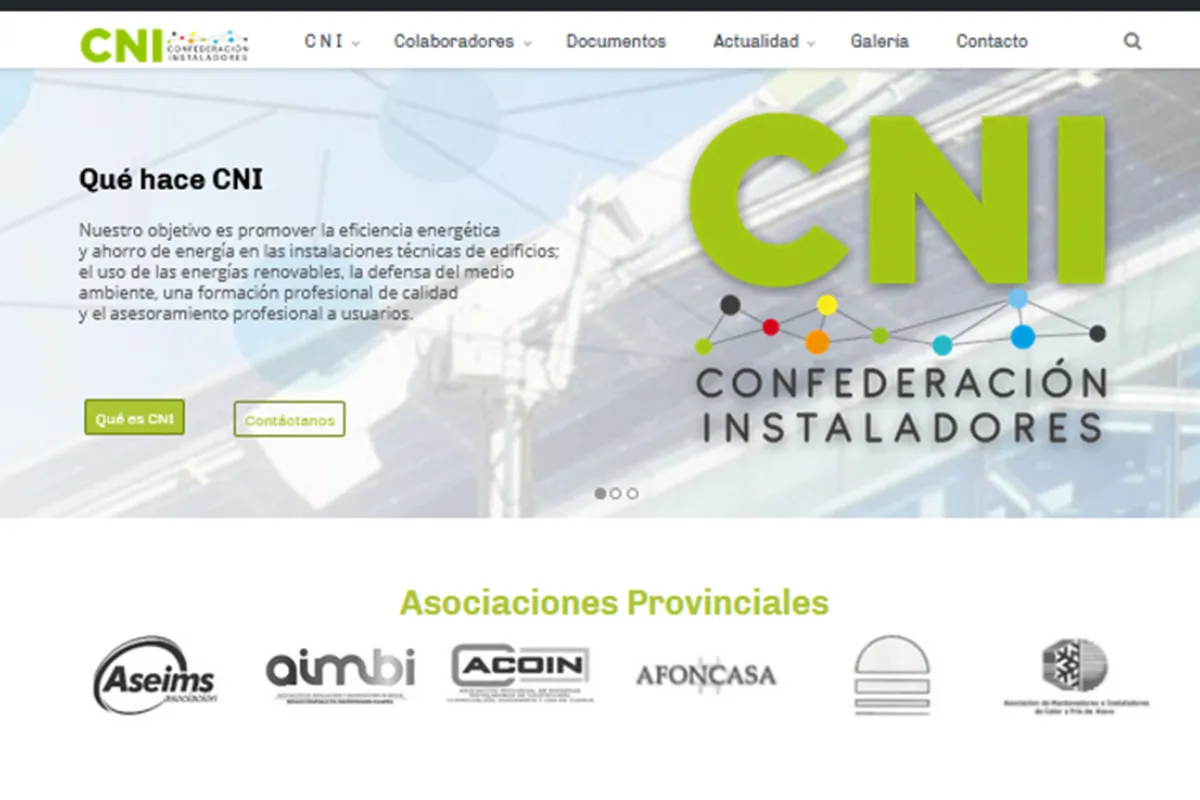 CNI rediseña su página web