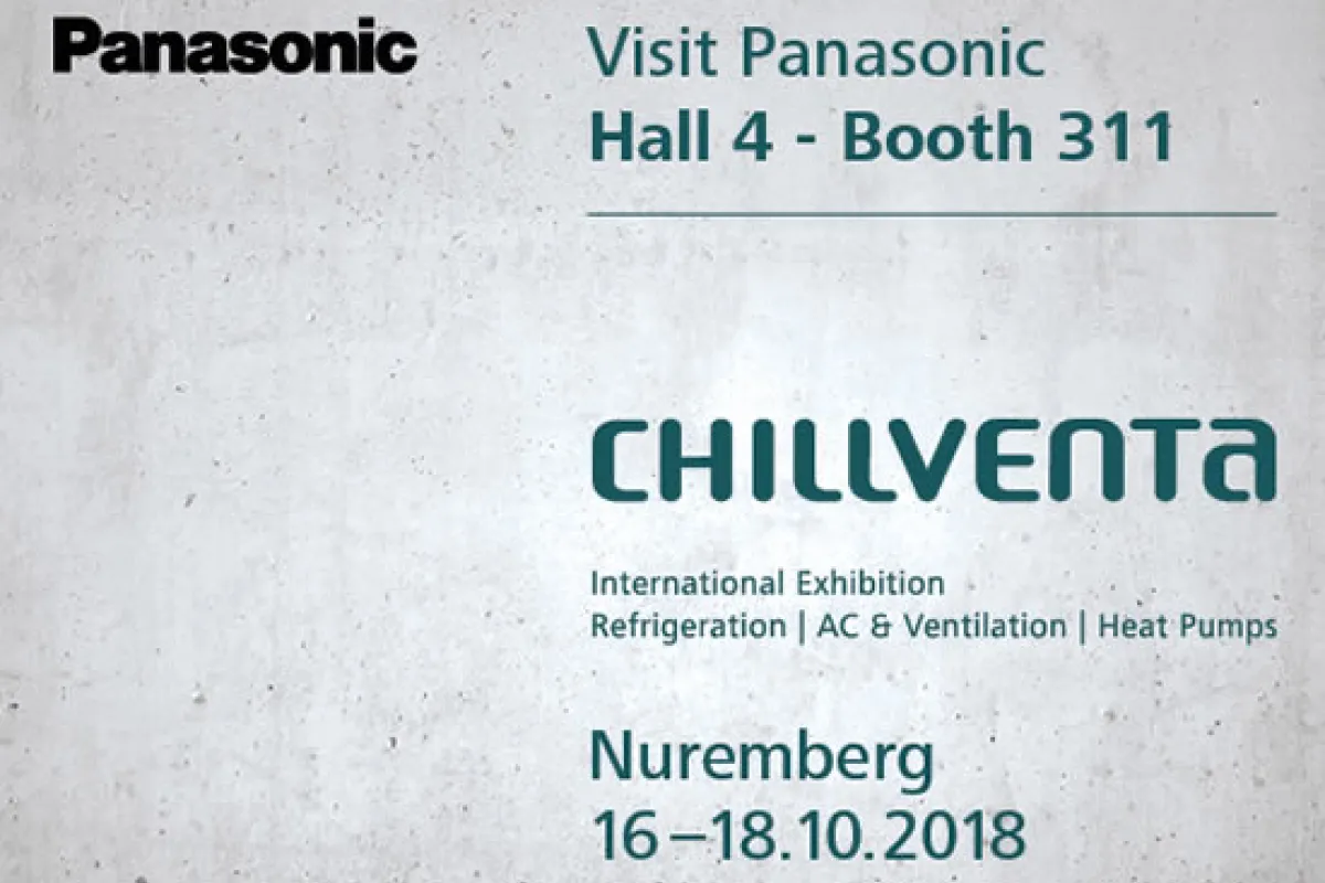 Panasonic presenta su nueva gama de soluciones innovadoras Chillventa 2018
