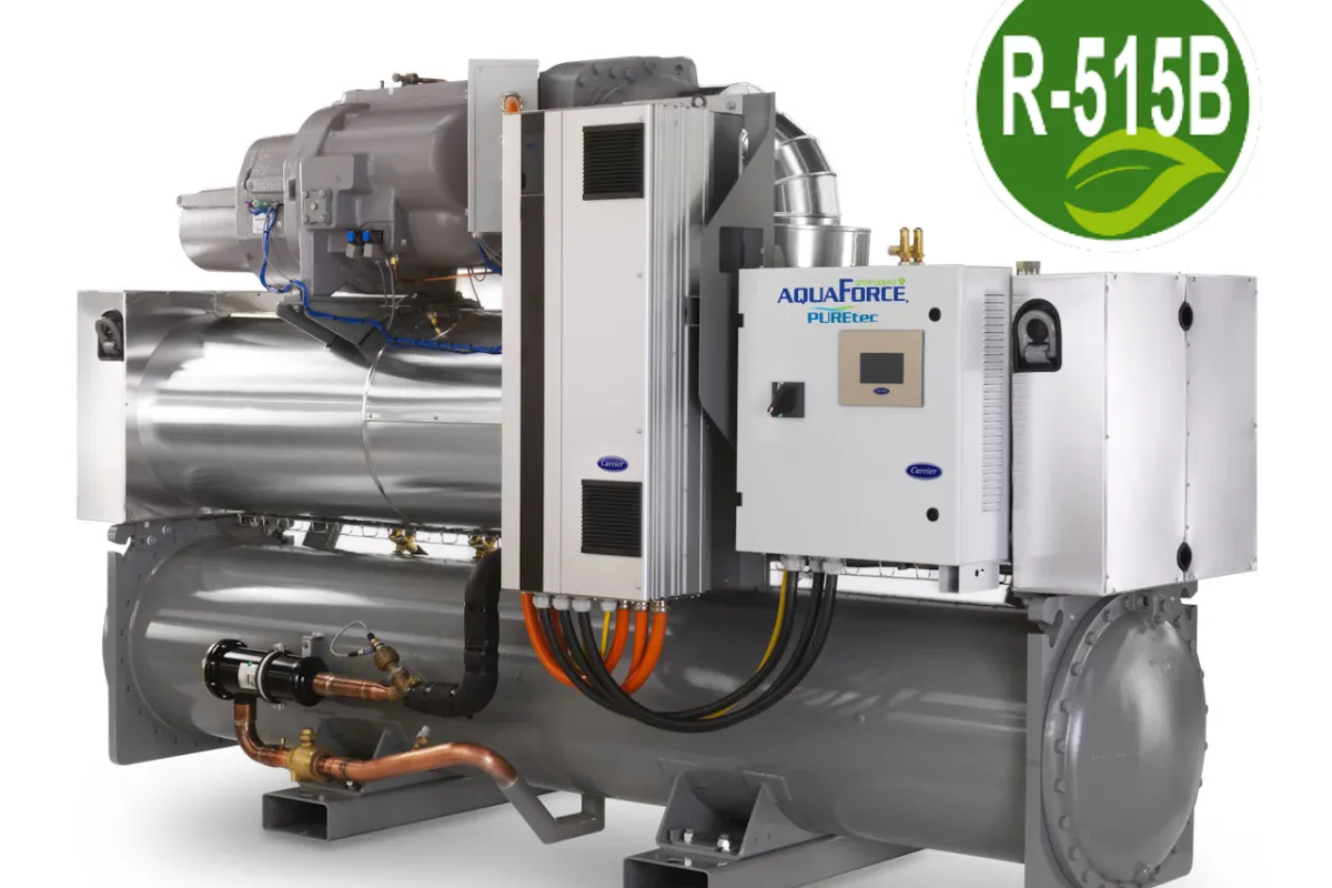 Enfriadora Carrier 30XW con refrigerante R-515B