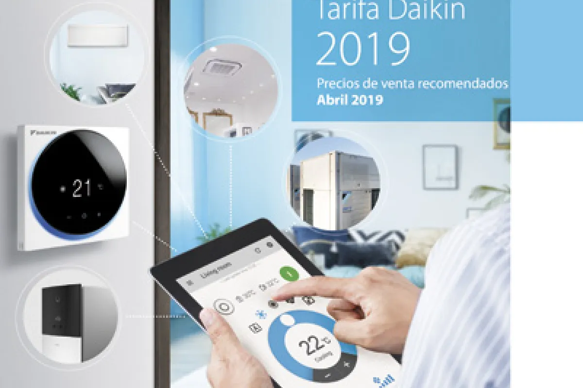 Daikin lanza su nueva Tarifa de precios para 2019
