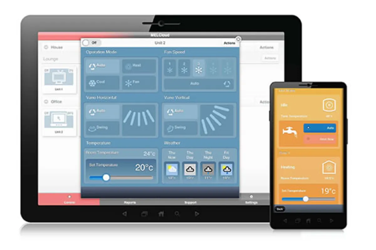 Mitsubishi Electric presenta Melcloud que permite controlar el aire acondicionado desde el móvil