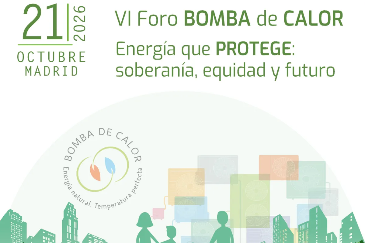 AFEC e Iberdrola convocan el VI Foro de Bomba de Calor 2026