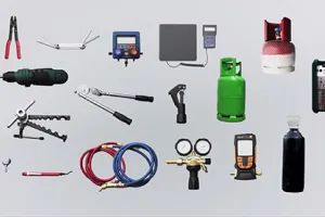 Materiales y herramientas para instalar aire acondicionado