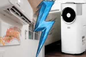 Aire acondicionado portátil (pingüino) vs. split de pared