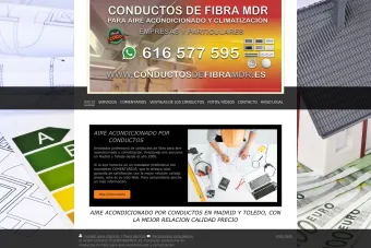 Conductos de fibra para climatización - MDR