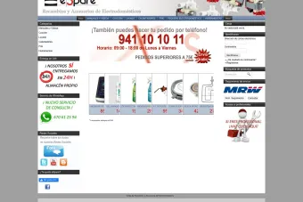 eSpare, recambios y accesorios