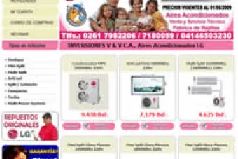 Inversiones V & V C.A., LG - Aires Acondicionados de Venezuela