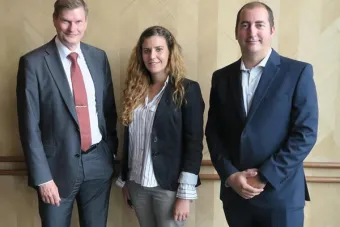  Per Jonasson (AREA), Lorena Hernandez (AEFYT), Fernando Garcia (AEFYT).