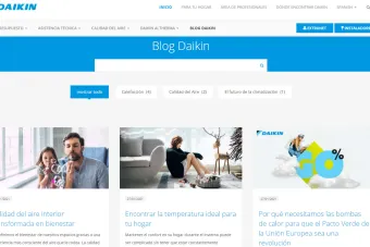 Daikin lanza un blog para acercar la climatización al usuario