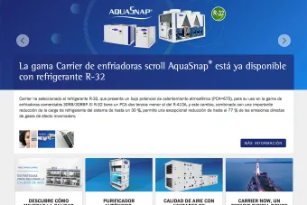 Nueva web de Carrier España