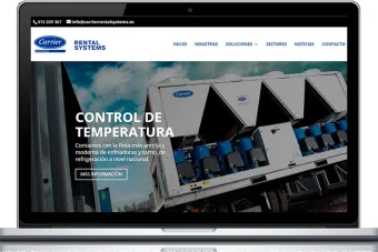 Carrier Rental Systems España renueva su página web