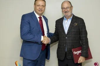 Francisco Alonso Gimeno, presidente de CONAIF, y Nicolás Klingenberg, presidente de FEGECA