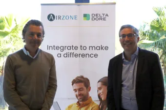 Delta Dore y Airzone firman un convenio de colaboración para proponer una solución de control domótico completa e integrada