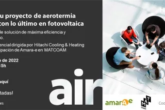 Jornada técnica de Hitachi Cooling & Heating sobre "Diseño de proyectos de aerotermia con lo último en fotovoltaica"