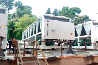 Los equipos de Hitecsa y Adisa climatizan la Fira de Barcelona