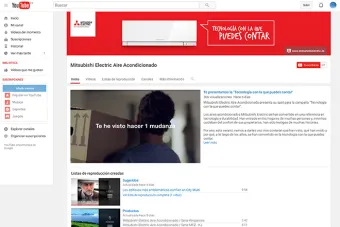 Canal oficial de YouTube de Mitsubishi Electric