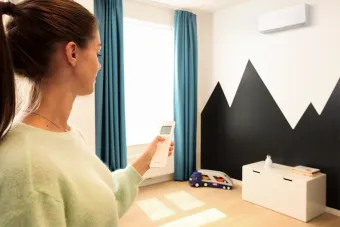 Aire acondicionado Daikin en una habitación