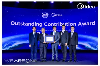 Midea premiada por UNIDO por sus esfuerzos por la protección del medio ambiente