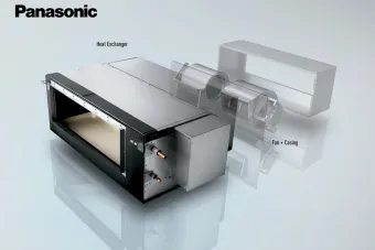 Panasonic presenta R32 Big PACi con conductos divididos