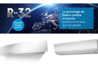 Unidades con gas R32 de Daikin