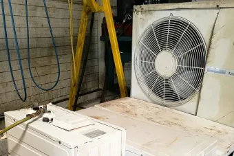 Aire acondicionado para reciclar