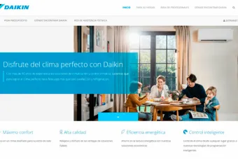 Nueva web de Daikin