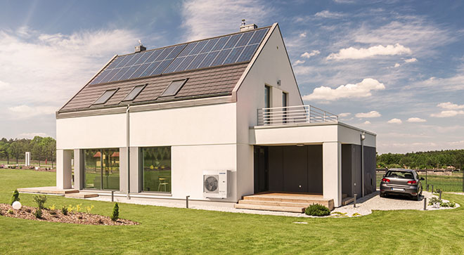 Casa equipada con Samsung ClimateHub TDM Plus