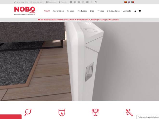 Radiadores Eléctricos NOBO 