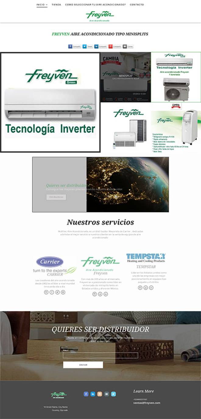 Freyven aire acondicionado