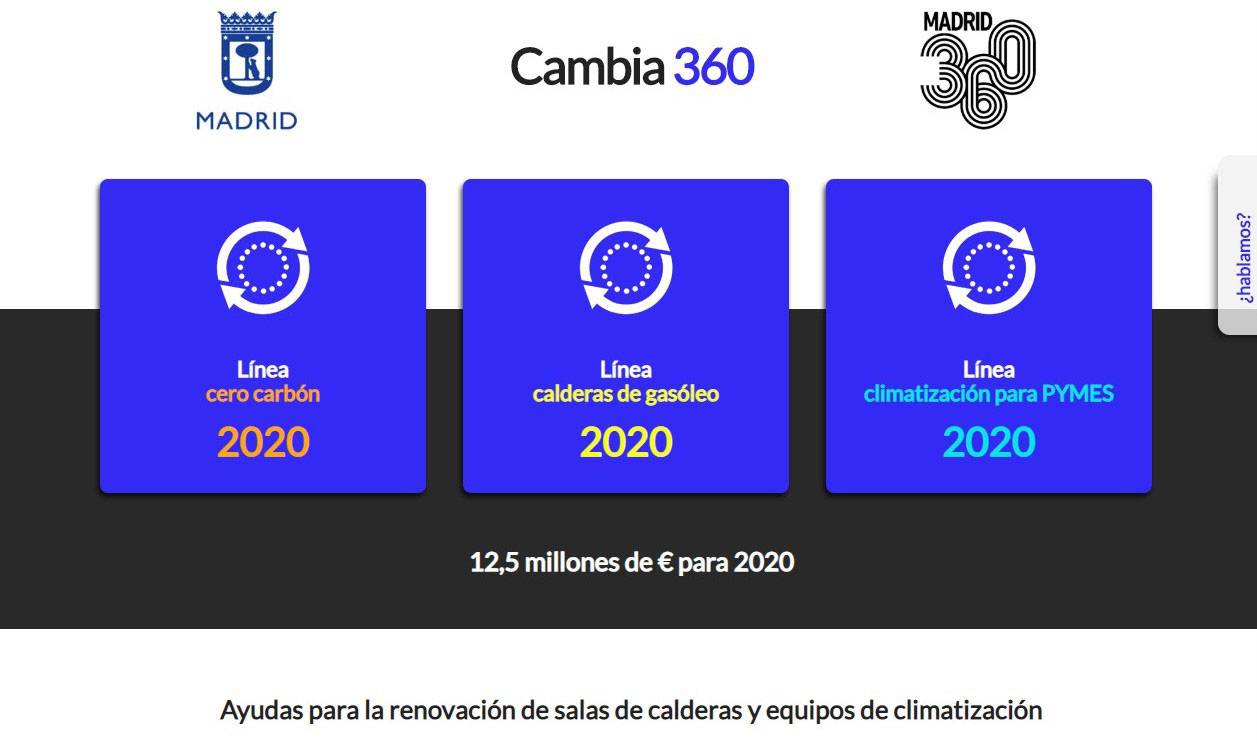 Plan renove de calderas 2020 del Ayuntamiento de Madrid Plan renove de calderas 2020 del Ayuntamiento de Madrid