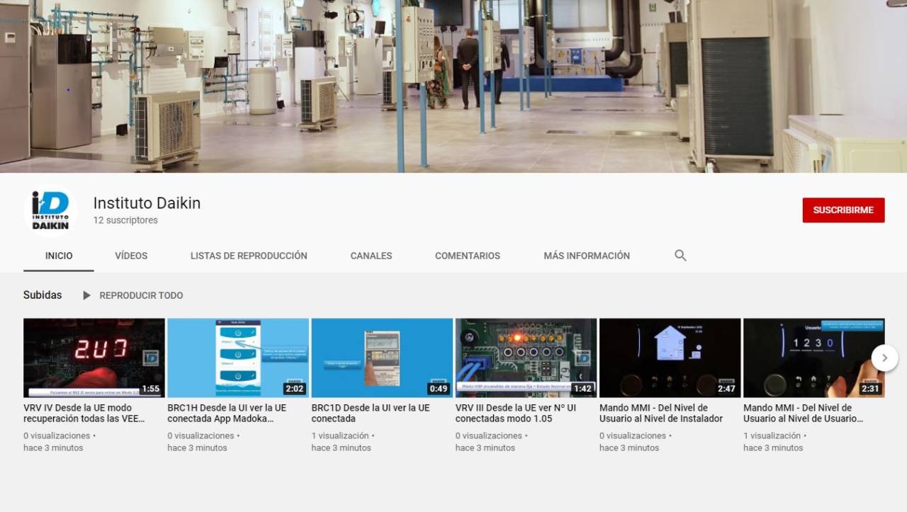El Instituto Daikin lanza nuevo canal de Youtube El Instituto Daikin lanza nuevo canal de Youtube