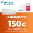Ahórrate hasta 150 al comprar tu climatizador Daikin